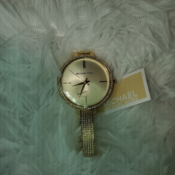 Michael Kors Womens Jaryn Pave Analog Bangle watch model 3784 - Picture 2 of 6